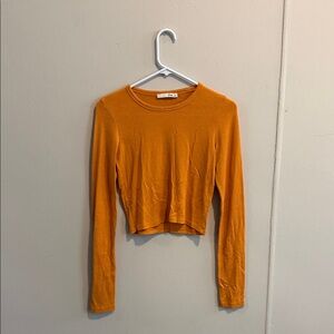 Wilfred Vibrant Orange Long Sleeve Top